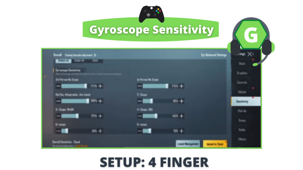 lost boy gyroscope sensitivity