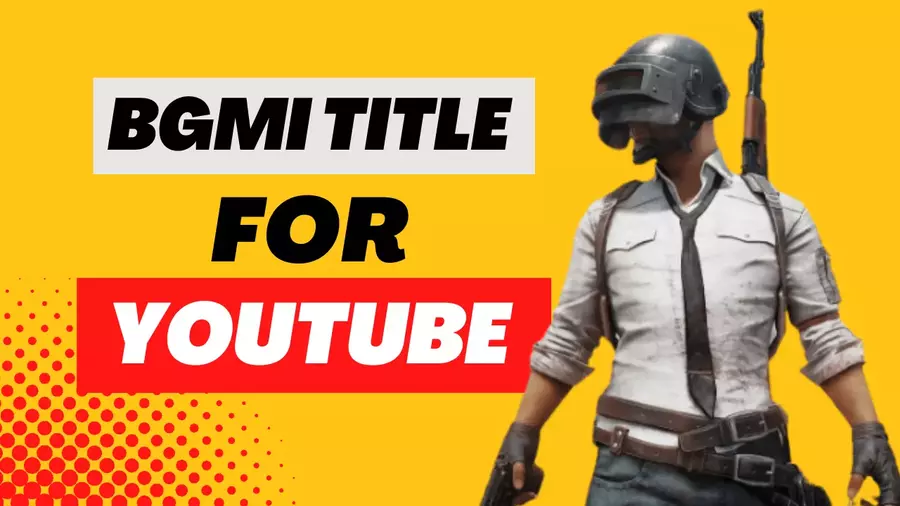 bgmi title for youtube
